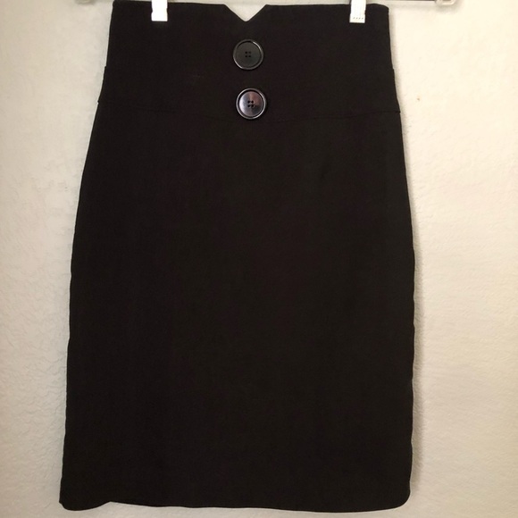 VTG 90s Spring Street Unlined Pencil Skirt XS? - Picture 1 of 7